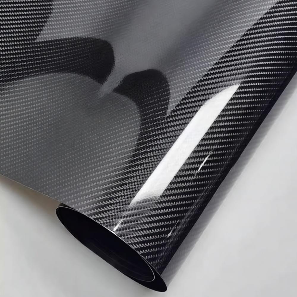 Car Body Styling Vinyl Wrap 6D Forged Carbon Fiber PET Matte Black Sticker Waterproof Protective Film For Vehicle Auto Parts