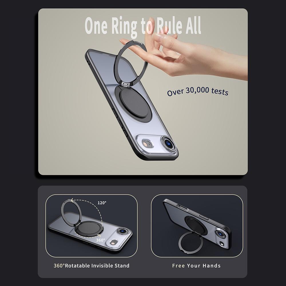 For iPhone 17 Air Case Compatible with MagSafe TPU+PC Kickstand Phone Cover