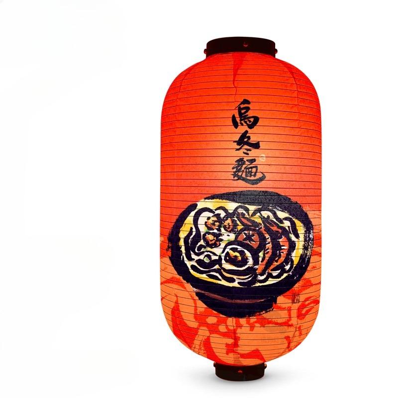 Korean style Restaurant Lanterns Outdoor Waterproof Fabric Hand-written Japanese Food Illustrations Izakaya Advertising Decorate