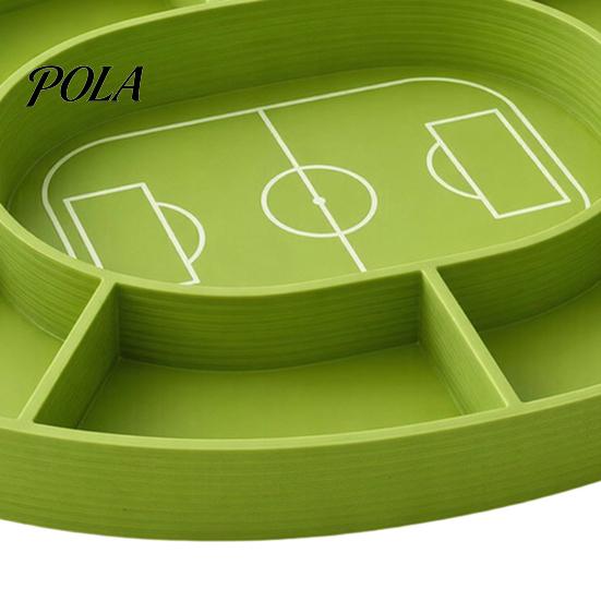 Snack Platter Football Field Tray, with Multiple Partitions, Durable PETG Party Kids Holder Supply for Watch Parties And Game Day Snacks Tray