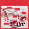 Multifunctional Early Education Simulation Inertia Sound And Light Music Storytelling Fire Truck Model Children'S Toys 1:16