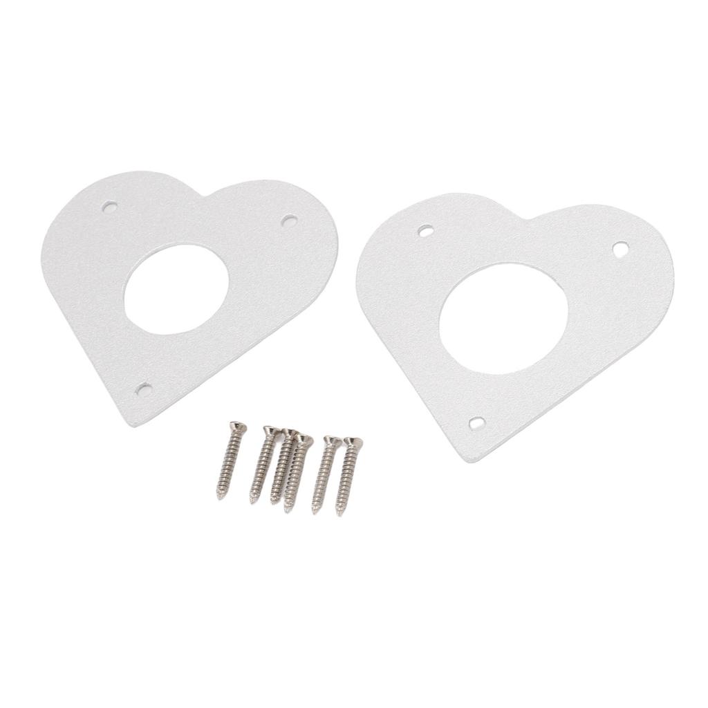 Bird House Guard Metal Portal Aluminum 28mm 32mm Diameter Hole Heart Shape Metal Bird House Guard