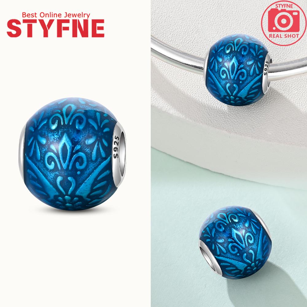 New 925 Silver Sparkling Magic Cube Love Charm Red Heart Beads DIY for Women Bracelet Fine Jewelry Gift Accessories