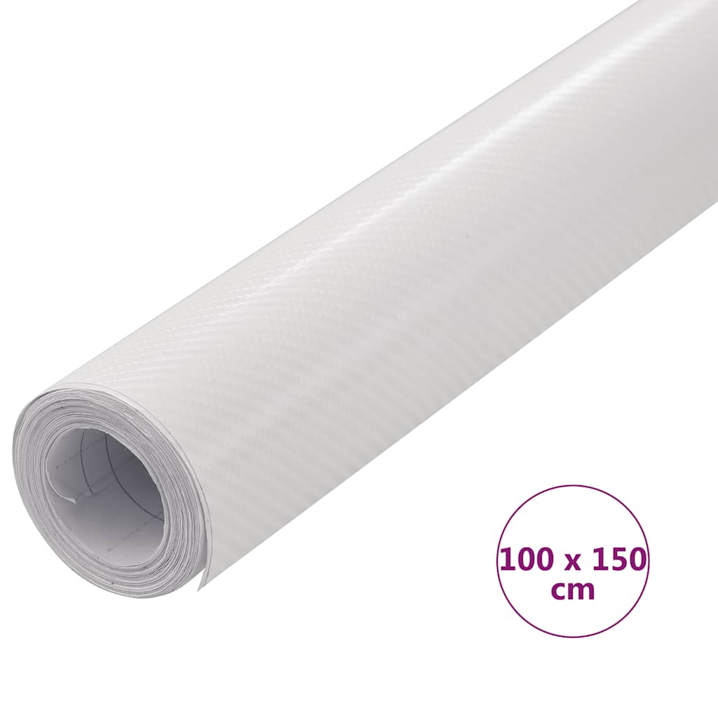 4D Car Wrap Film White 100 x 150 cm