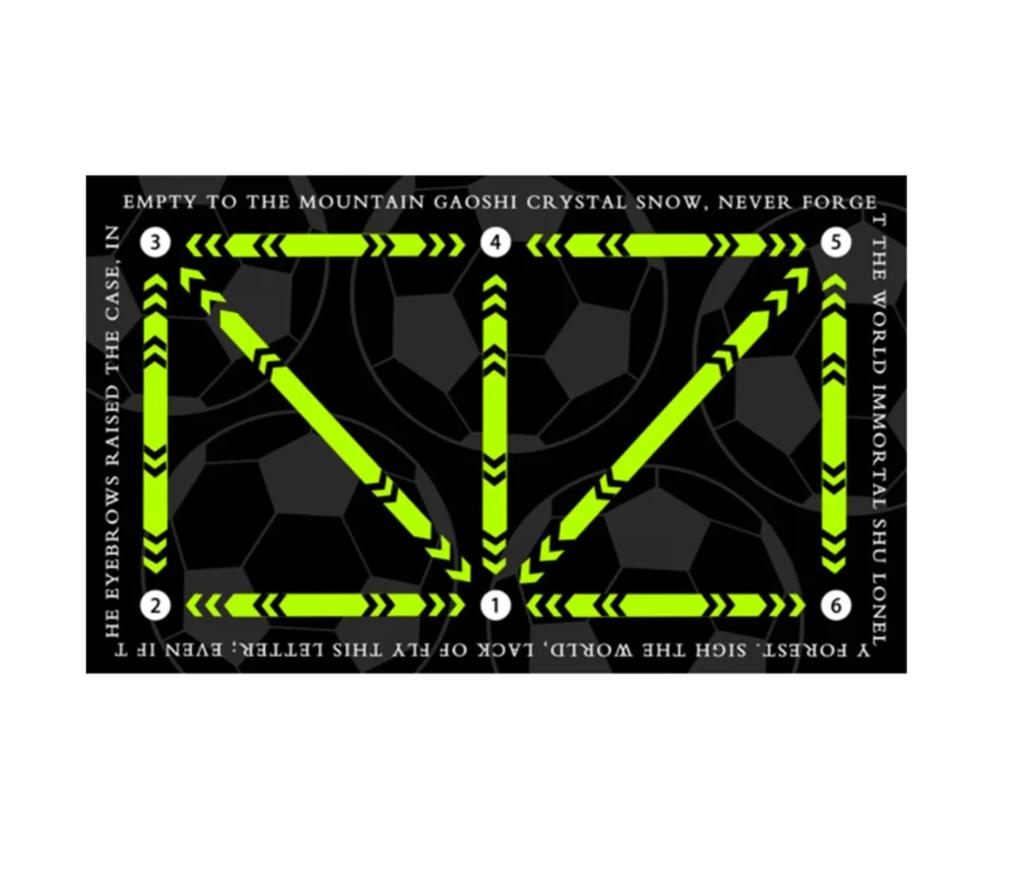 

Football Mat Training Ball Control Football Training Accessories Gym Mat Children s Football Mat Football Step Training Mat Non- Football Mat Training One Size