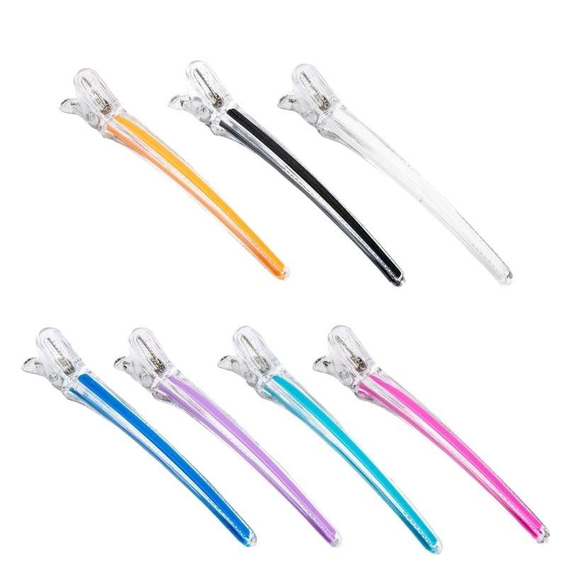 Pinze per Capelli a Becco d'Anatra, Pinze Alligatore Durevoli per Capelli da Donna, Pinze Lunghe a Becco d'Anatra, Pinze per Capelli per lo Styling dei Capelli