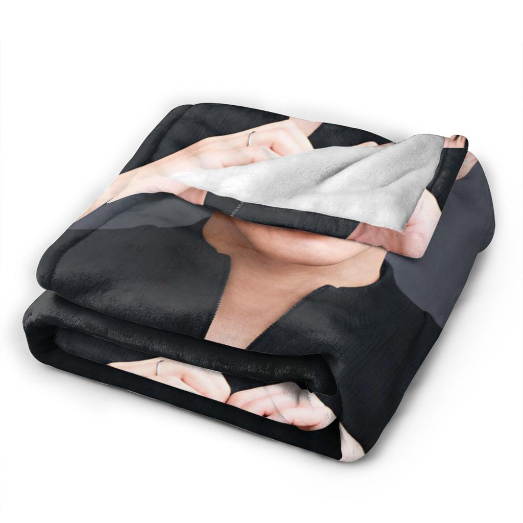 Choi San Singer Blanket Quality Warm Soft Throw Blanket Spring Girls Boys Outdoor Print Bedspread