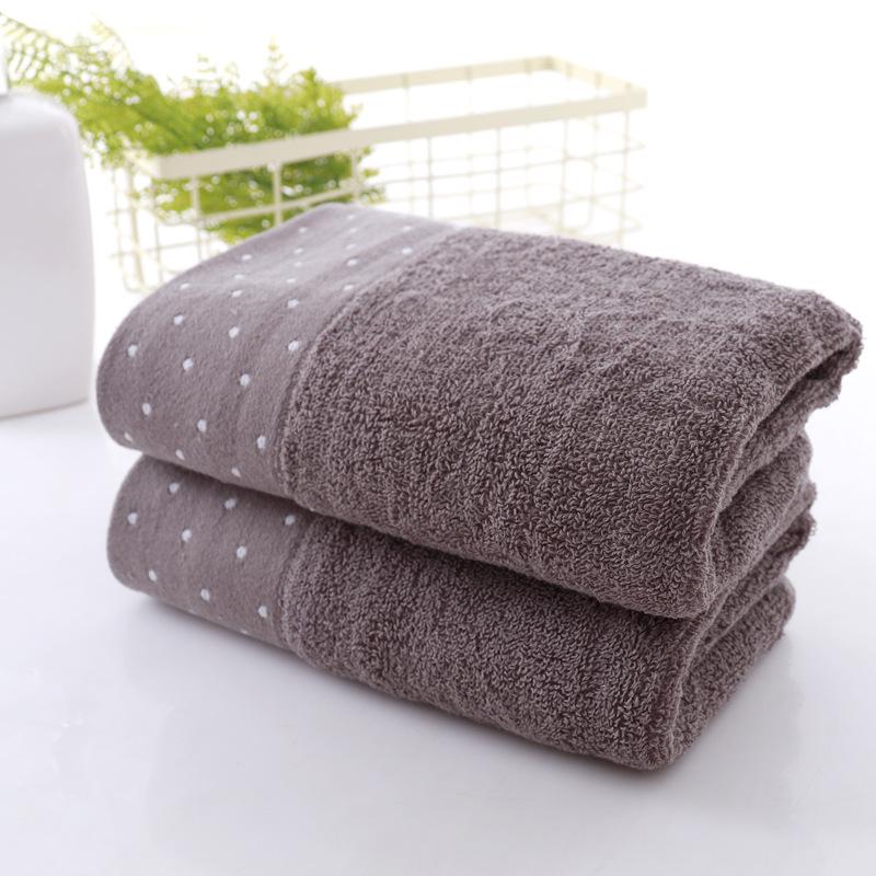2Pcs Bathroom Cotton Towels Set 35x75cm 70x140cm Brown White Blue Hand Face Bath Towel Soft Gift Absorbent Sport Towel