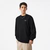 Li Ning Sports Lifestyle Series Fleece Pullover Crewneck Letter Embroidery Logo Sweatshirt Unisex sweatshirt Black AWDUA53-2