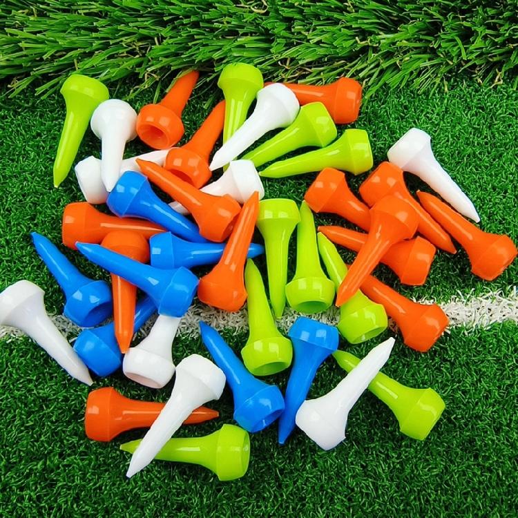 30Pcs Mushroom Head Golf Tees Training Tool White Plastic Golf Tees Mushroom Head Short Tees Golf Training Equipment