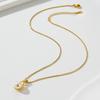 Trendy Gold Stainless Steel Faux Pearl Necklace Pendant, Minimalist Choker, Women's Party Jewelry for Dropshipping