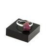 Stones and Minerals. Raw Ruby Ring Silver Plated. 9.83 Ct. Adjustable Size.
