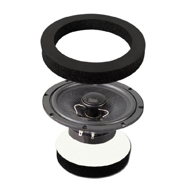 6.5" Car Door Speaker Low  Sound Roll  Sealing Insulation rings  Foams Woofer Pad