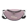 Simple letter calico bag dumpling bag new solid color casual versatile shoulder messenger bag