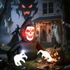 Décoration Gonflable d'Halloween, Faucheur, Lumières LED, Souffleur, Câble