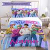 3pcs Custom Name Saja Boys Bedding Set Duvet Cover Closure Includes 1 Duvet Cover & 2 Pillowcases, Soft and Comfortable for All Seasons.