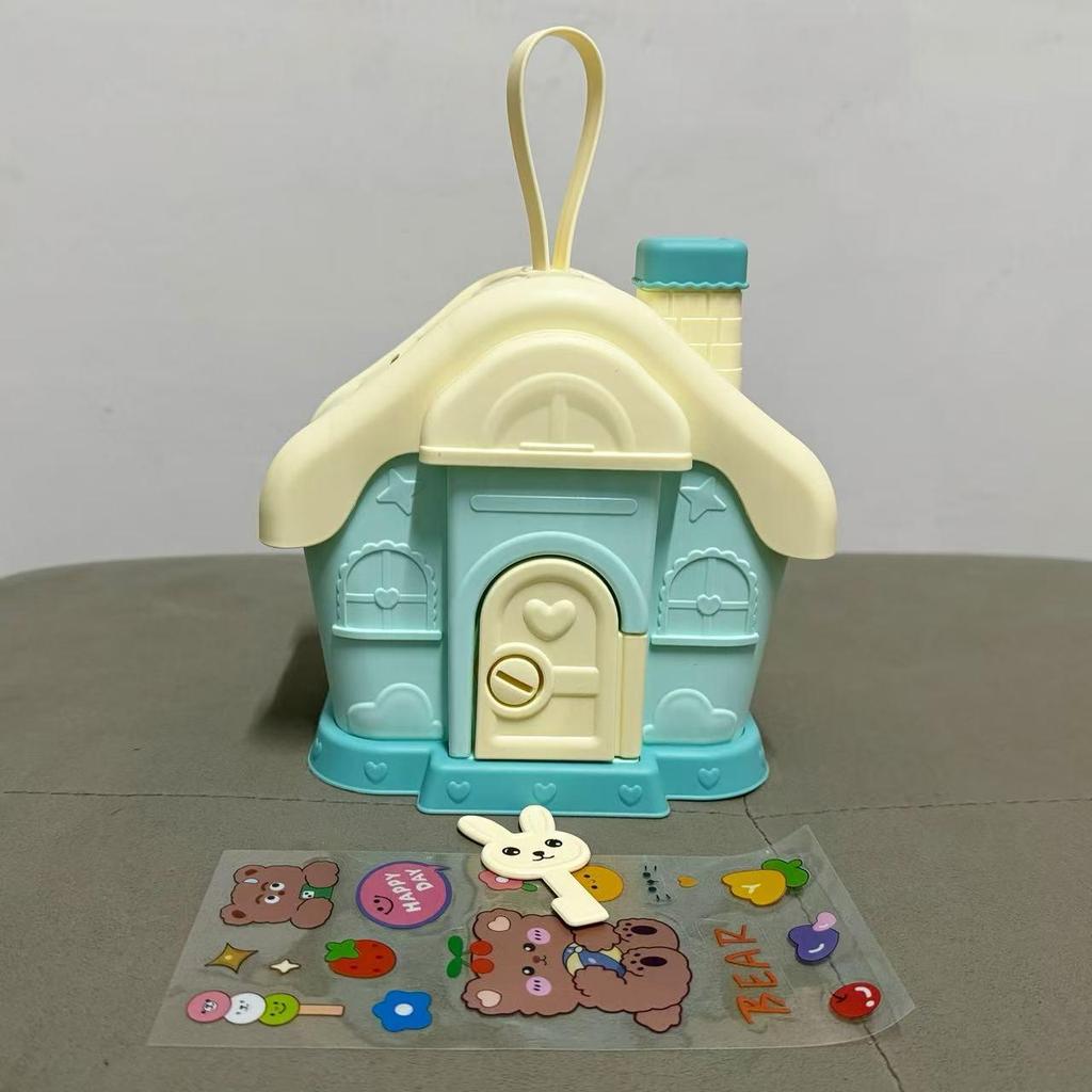 Large Capacity Cartoon Piggy Bank for Kids: Big House Savings for Boys & Girls