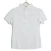 HERMES [Excellent Condition] Serie Button Button-Down Short Sleeve Polo Shirt/ tops S whiteUsed