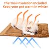 Self Heating Pet Bed Comfortable Flannel Dog Mat Elderly Pets Cat Warmer Winter Thermal Supplies Waterproof Warming Pad
