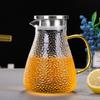 Cold Kettle Glass Kettle High Temperature Resistant Household Teapot Cool White Boiled Water Cup Set Large Capacity Cold Kettle Cold Bubble