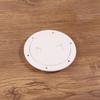 4/6/8In Abs Plastic White Black Round Deck Inspection Plate Hatch Cover Deck Plate Non Slip Detachable For Marine Rv Yacht Boat