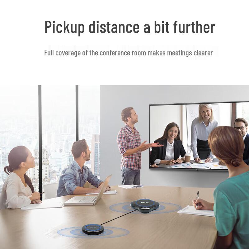 Philips PSE0500 Wireless Omnidirectional Conference Microphone Speaker (CN version)