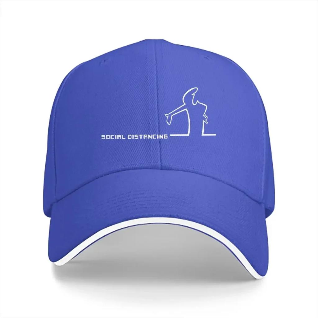 Washed WoUnisexs Baseball Cap Social Distancing Trucker Snapback Caps Dad Hat La Linea Golf Hats