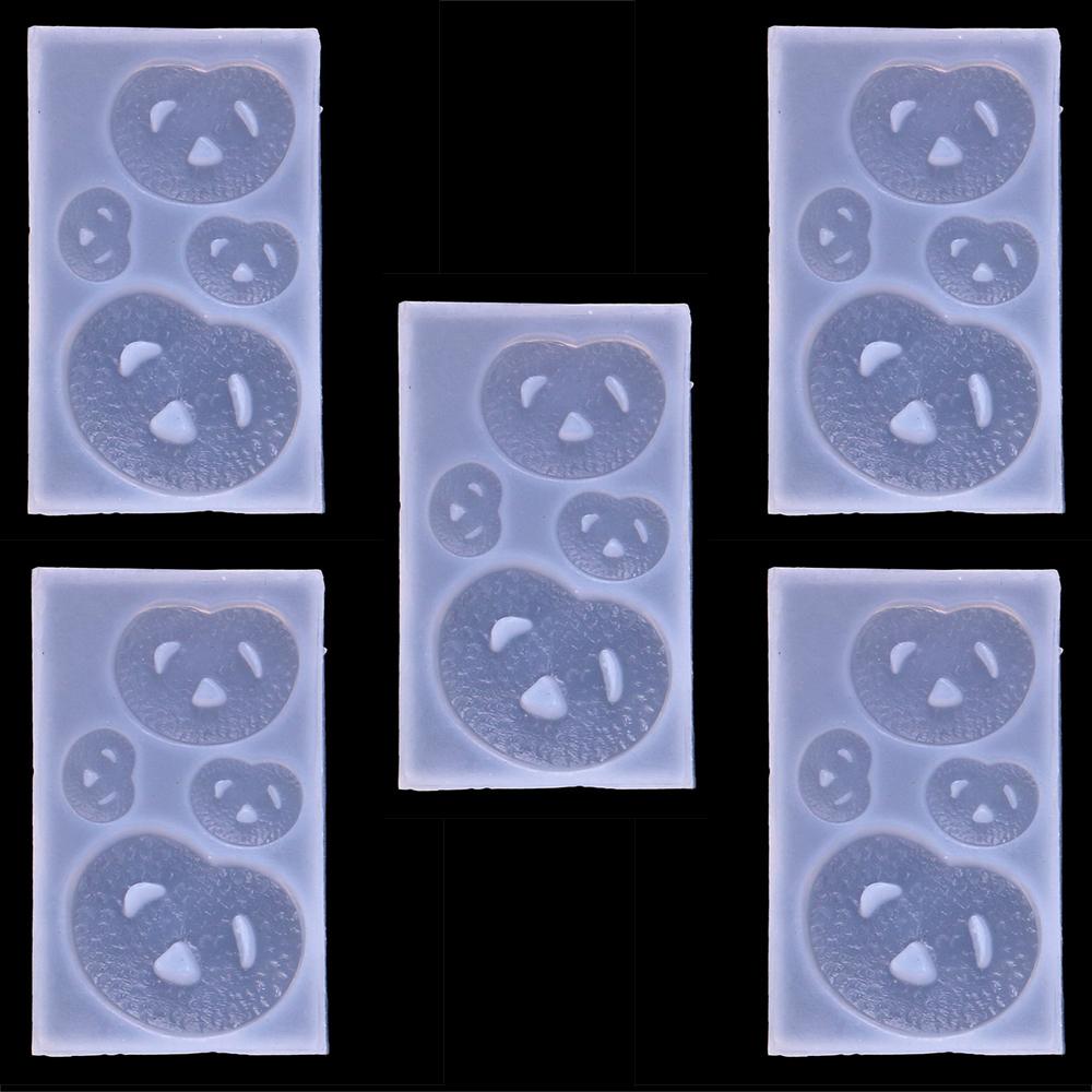 

5Pcs/Set Mini Biscuit Silicone Mold Fondant Sugar Cake Decoration Chocolate Clay Epoxy Crystal Molds Baking Kitchen Accessories