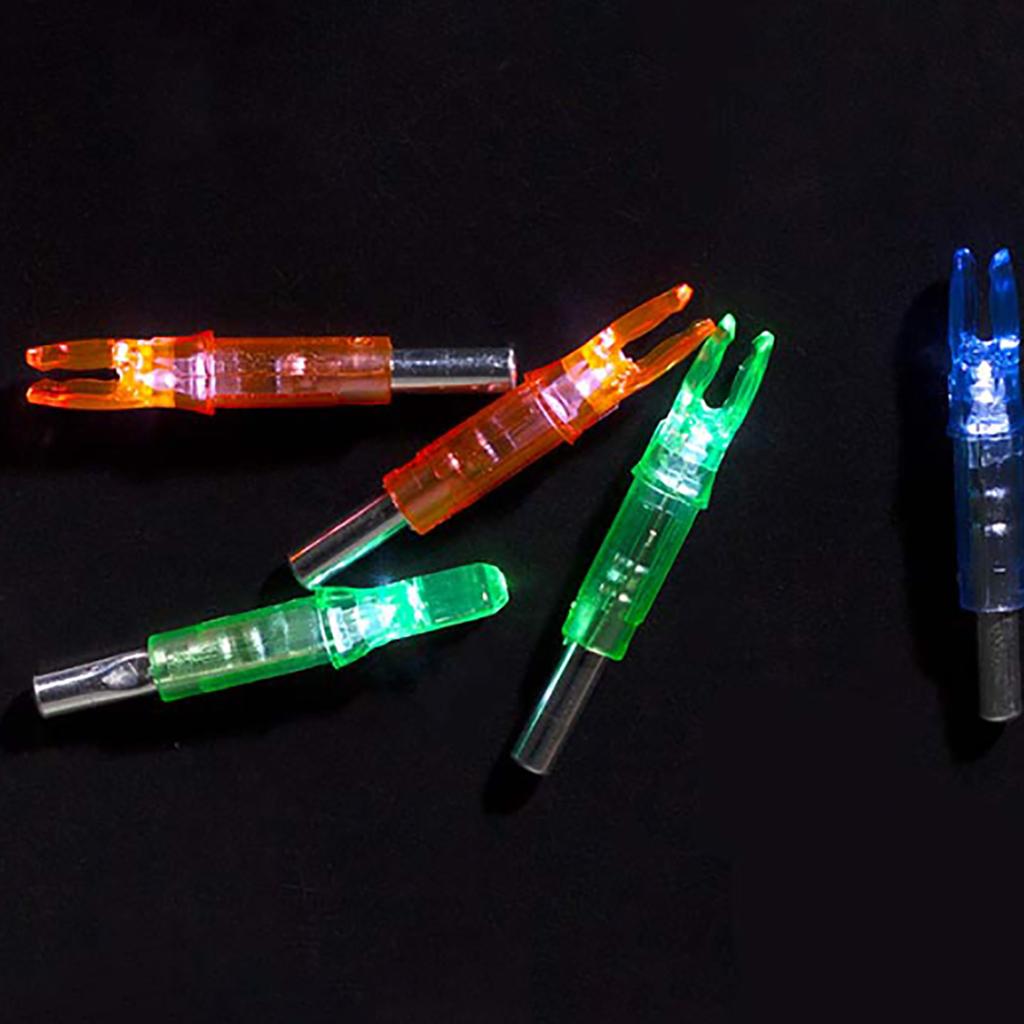 3Pcs/set LED Arrow Nocks Archerys Lighted Nocks Luminous Archerys Nocks Plastic Bow String Light Up Arrow Bow LED Nocks
