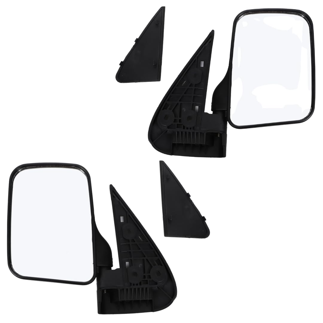 

Uccellino Replacement Side Mirrors for Toyota Hijet Truck 100 200 S211P and Right of Series, Series, S100P, S200P, S210P, S201P, (Left Sides) (Set 1) чёрный