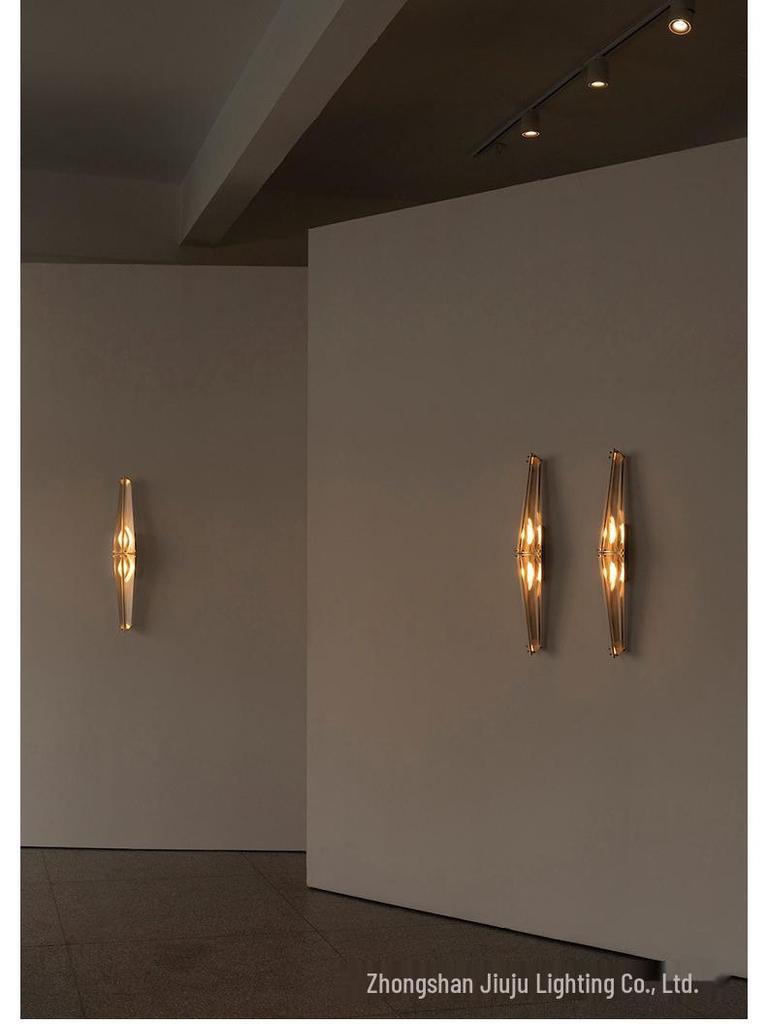 Industrial Modern Retro Glass Wall Lamp for Living Room or Bedroom