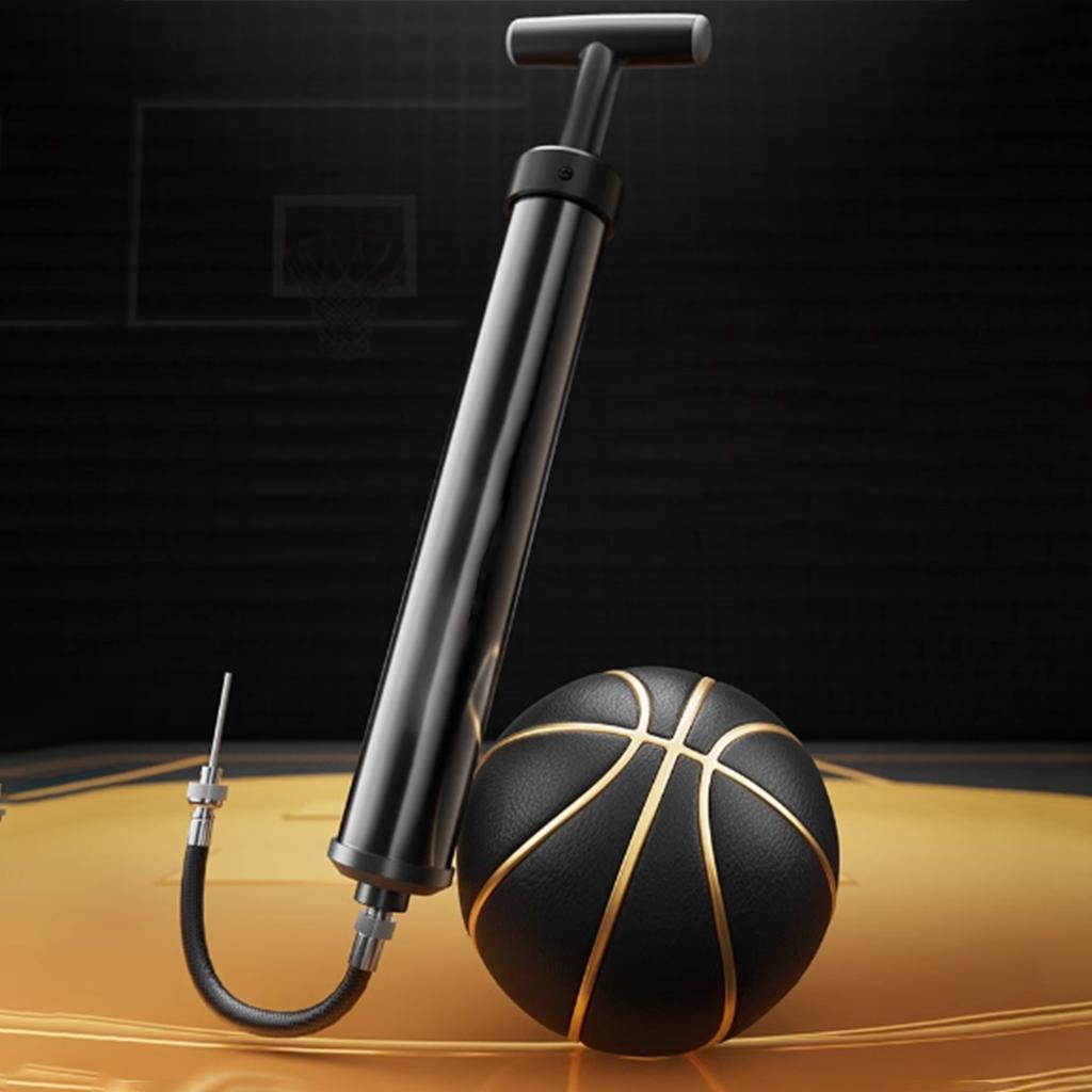 Manual Airs Pump Small Bicycles Inflator with Needle, Nozzle, Hoses Bike Pumps for Volleyballs, Soccer, Basketball