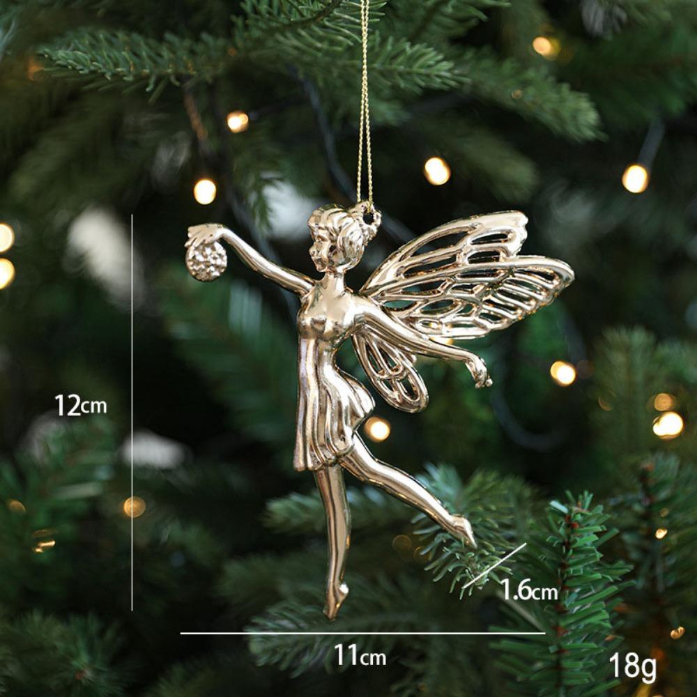 Elk Christmas Gold Plating Hanging Pendant Plastic Christmas Tree Ornaments  Christmas Party