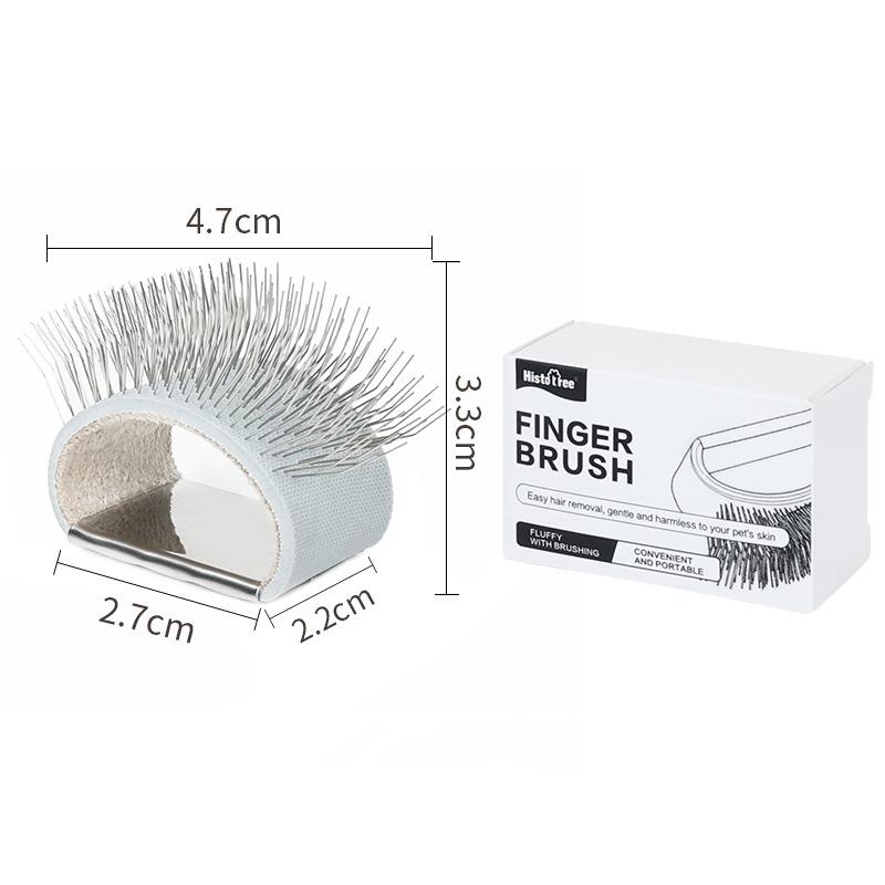 

VP 1PC new Dog Cat Easy Open Knots Remove Prune Hair Comb Pet Mini Needle Cleaning Comb Portable Finger Comb Pet Clean Supplies