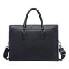 Men's Large Capacity Leather Business Briefcase: Waterproof & Fashionable Handbag
