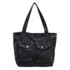 New Retro Literary Denim Bag Women's Large-capacity Lightweight Tote Bag Student Class Back