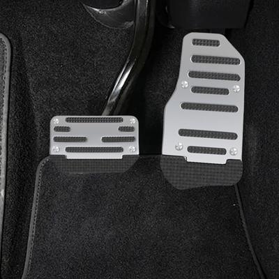 2 Stück Bremspedalabdeckungen Set Autozubehör Einfache Installation Direkter Ersatz Fahrzeug