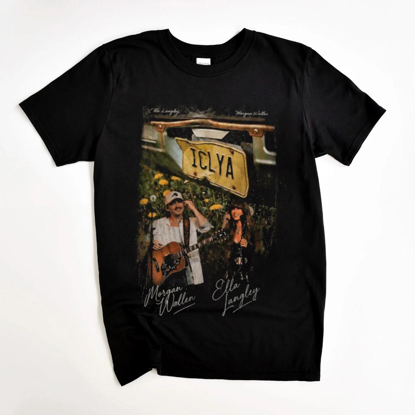 Morgan Wallen Ella Langley ICLYA Western Concert Graphic T Shirt S-5XL S