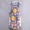 Breathable Bamboo Cotton Canvas Apron - Unisex, Oil-Proof & Wear-Resistant for Cooking and Work