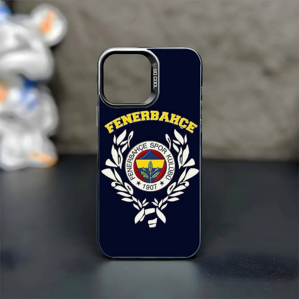 1 Stück T-Truthahn Fenerbahce-E Handyhülle Für iPhone17,16,15,14,13,12,11 Plus,Pro Max Schwarz Matt Stoßfeste Hülle