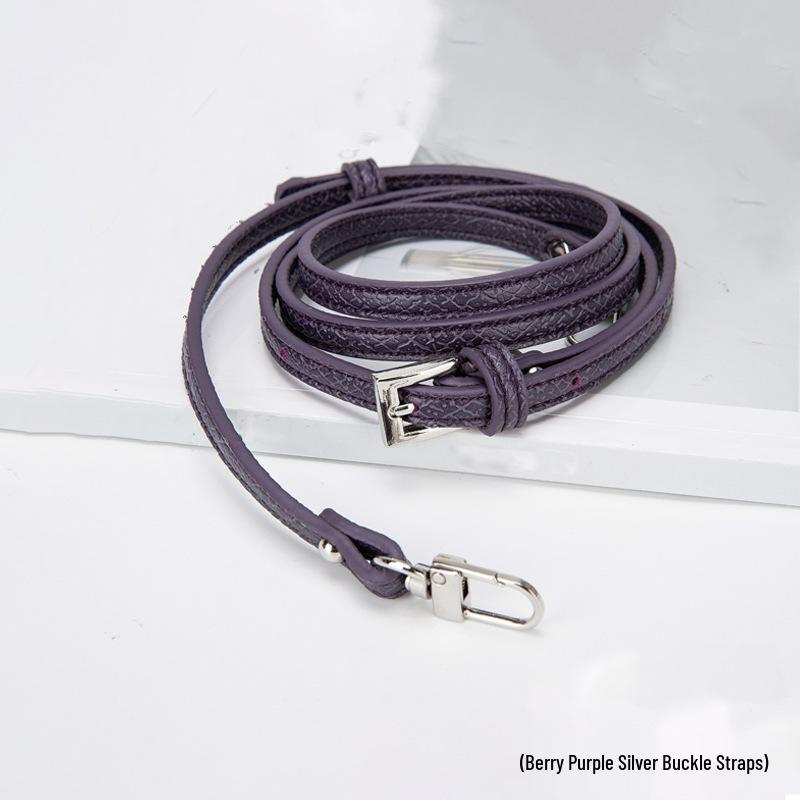 Longxiang Mini Dumpling Crossbody Bag with Genuine Leather Shoulder Strap