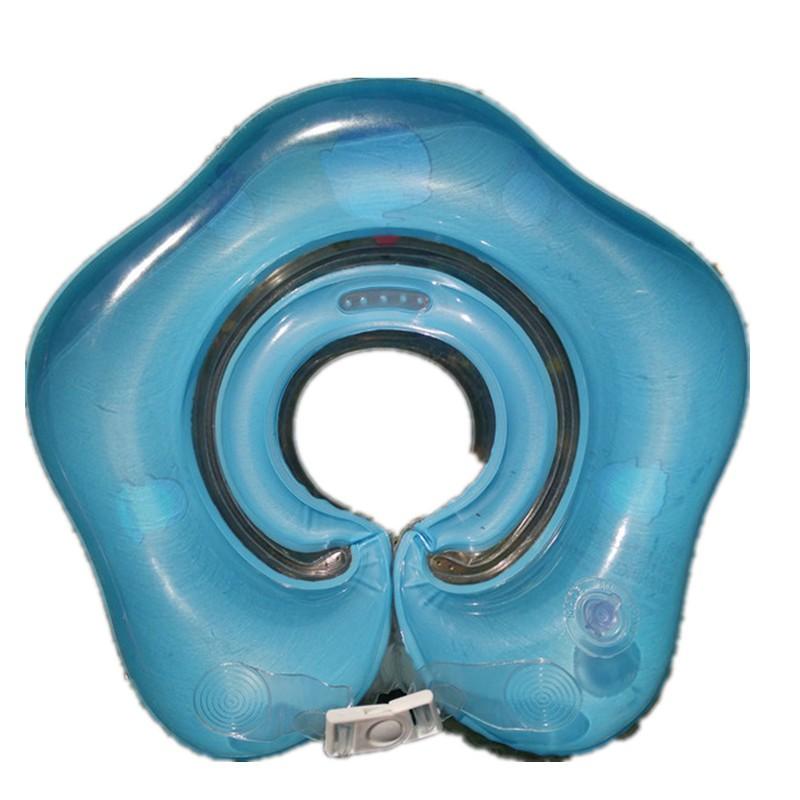 Baby Pool Swimming Bath Shower Neck Floating Water Tub Inflatable Circle Ring