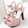 Modne sandały gladiatorki damskie letnie buty seksowne wysokie obcasy sandały na platformie eleganckie różowe białe niebieskie buty na wesele imprezę damskie