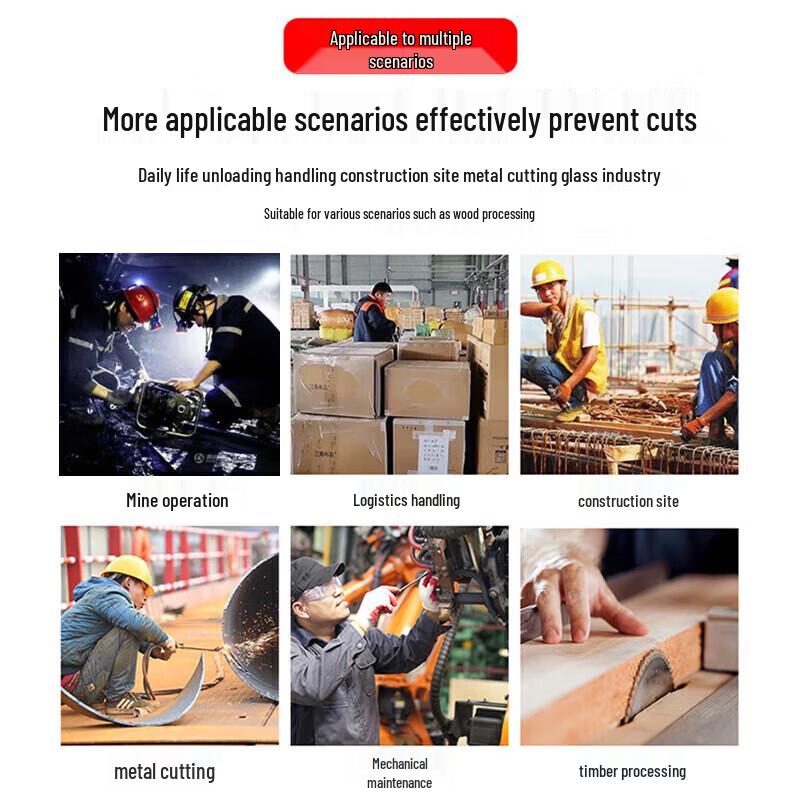 Shenglai Level 5 Cut-Resistant Work Gloves