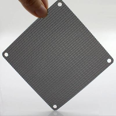 5PCS/lot 80/120/140mm Cuttable Black PVC PC Fan Dust Filter Dustproof Case Computer Hardware Mesh