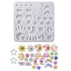 DIY Silicone Mold Crystal Earrings Pendant Silicone Mold Decorative Epoxy Mold