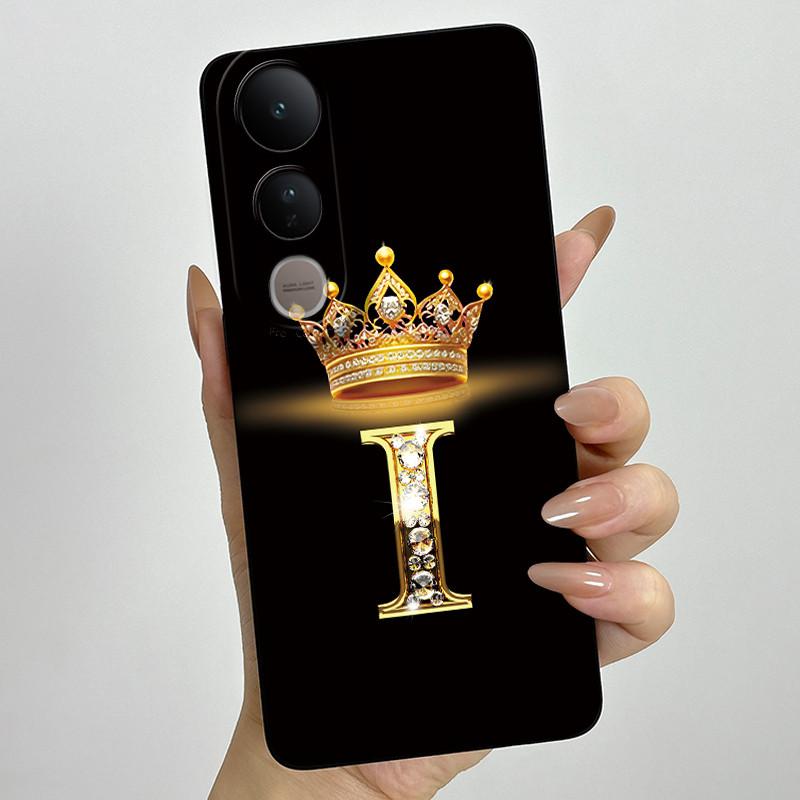 For Vivo V50 Lite 5G Case Luxury Letters Couple Silicone Soft Phone Cases For Vivo V50 V50Lite 5G Camera Protection Back Cover