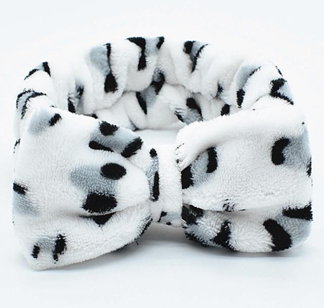 Spa-Stirnband mit Schleife, Haarband für Damen und Mädchen, Gesichts-Make-up, Kopfband aus weichem Korallenvlies, Kopfwickel für Dusche, Waschen, Gesicht, Hautpflege, Turban-Haar-Accessoires