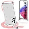 Case - Samsung - A53 5G - Flexible - Shockproof - Transparent-Pink