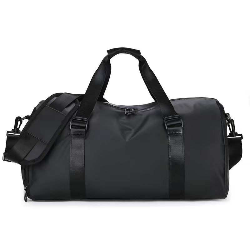 Einfache Tasche für Kurzreisen Buchstabe Tragbare Sport-Fitness-Tasche mit großem Fassungsvermögen Separates Schuhfach Gepäckaufbewahrungstasche für Geschäftsreisen